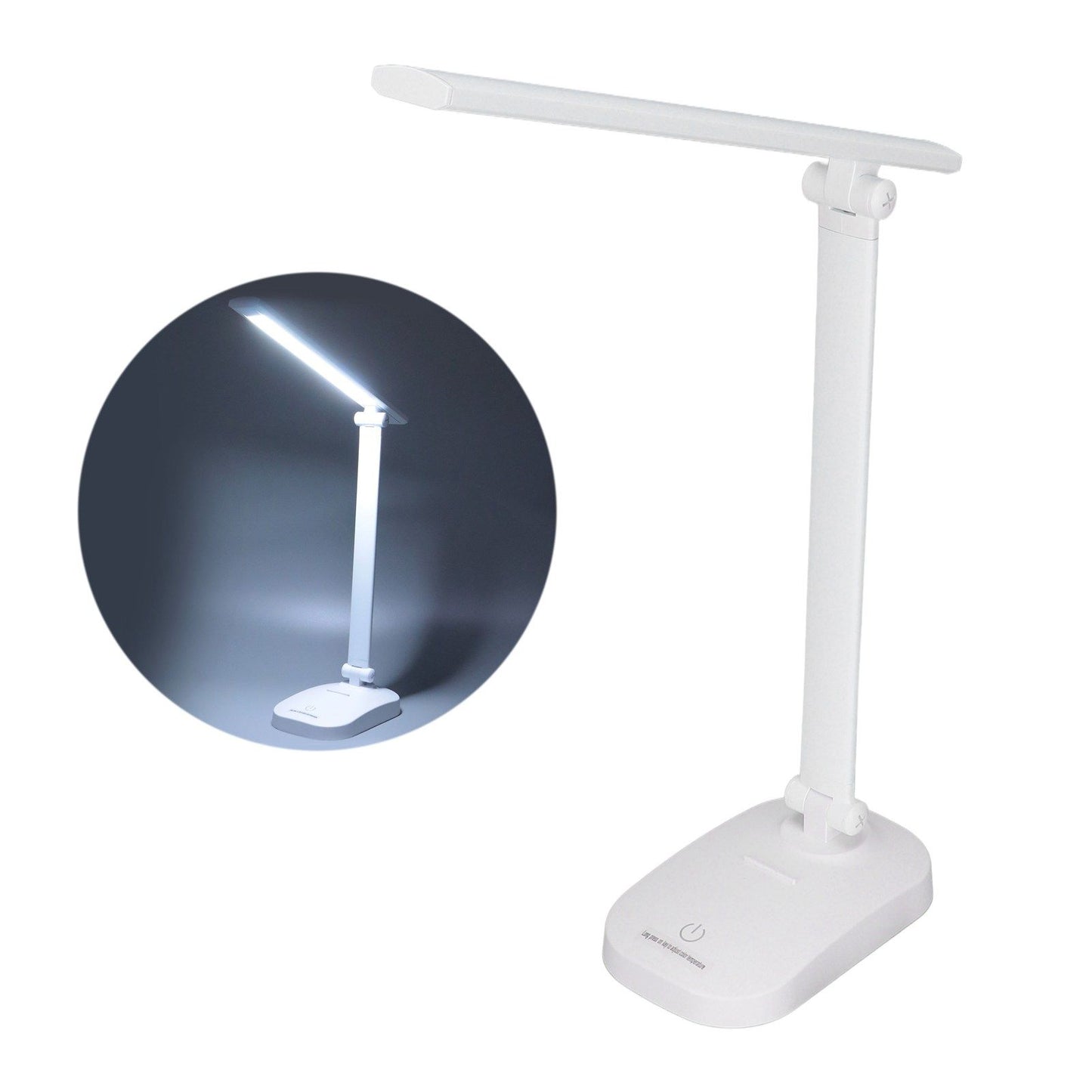 LED Table Lamp Eye Protection Foldable 3 Color Lights USB Rechargeable Table Lamp for Table Workbench Sewing V1294-YM0523-3119220019211