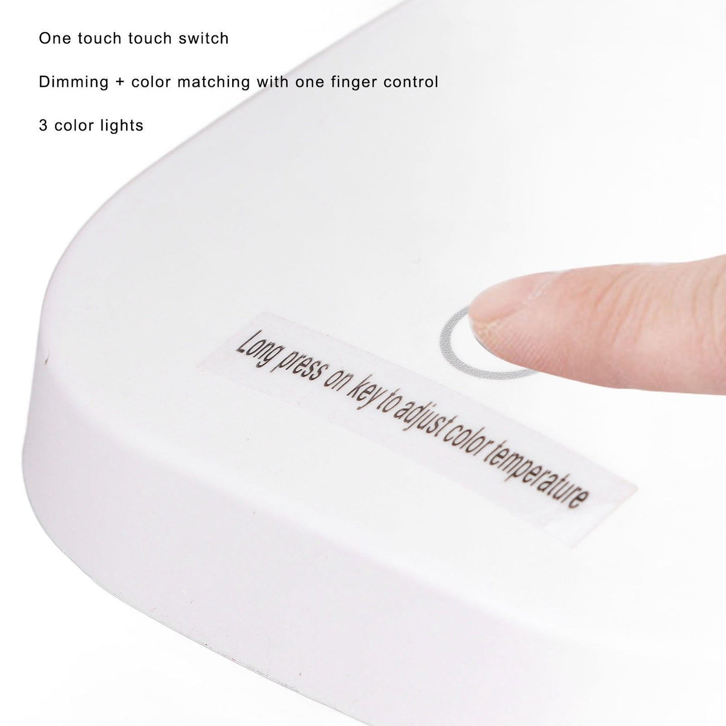 LED Table Lamp Eye Protection Foldable 3 Color Lights USB Rechargeable Table Lamp for Table Workbench Sewing V1294-YM0523-3119220019211