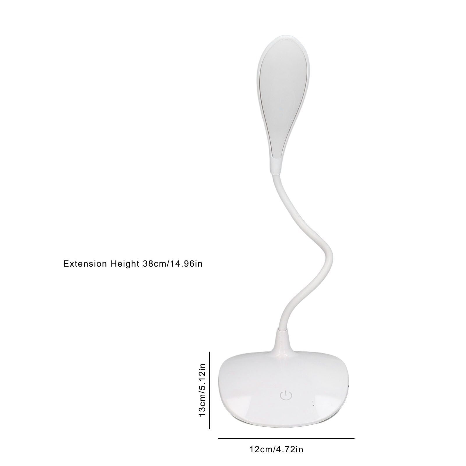 LED Desk Lamp USB Charging Touch Control 3 Modes Gooseneck Table Light for Children Students V1294-YM0523-3119220020411