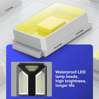 Solar Wall Light IP65 Waterproof 87LED 2400MAH Battery 3000LM Motion Sensor Lamp for Pathway Garden V1294-YM0523-3119220022311