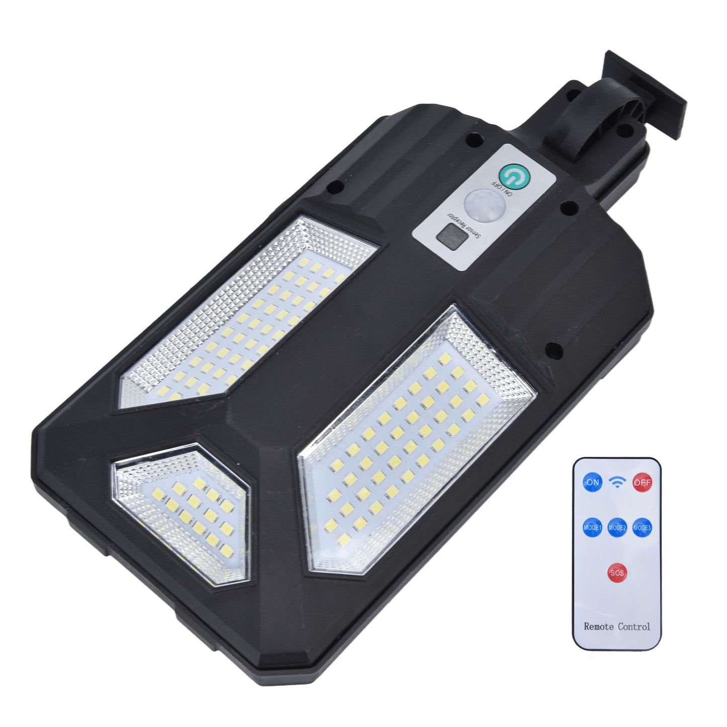 87LED Solar Light Garden Light Motion Sensor Street Lamp IP65 Waterproof Outdoor Wall Lamp with Remote V1294-YM0523-3119220022411