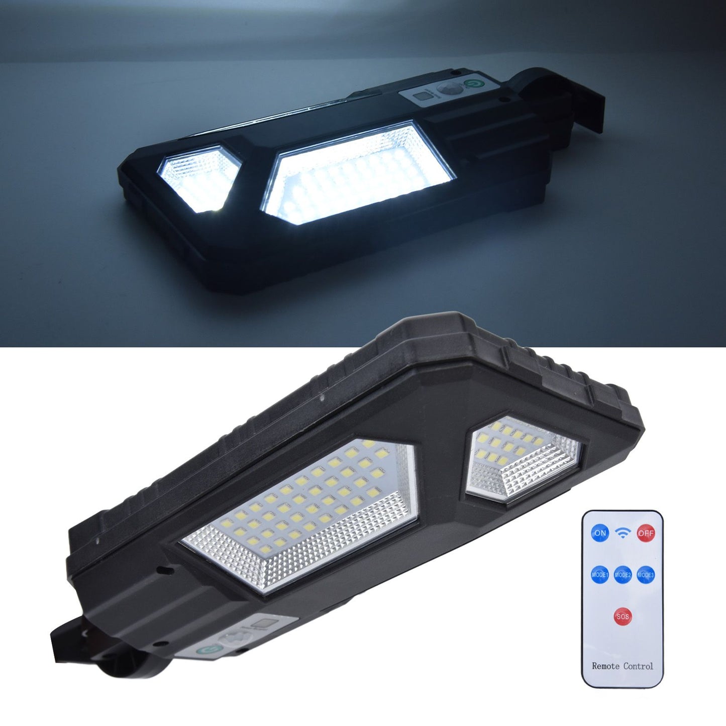 87LED Solar Light Garden Light Motion Sensor Street Lamp IP65 Waterproof Outdoor Wall Lamp with Remote V1294-YM0523-3119220022411