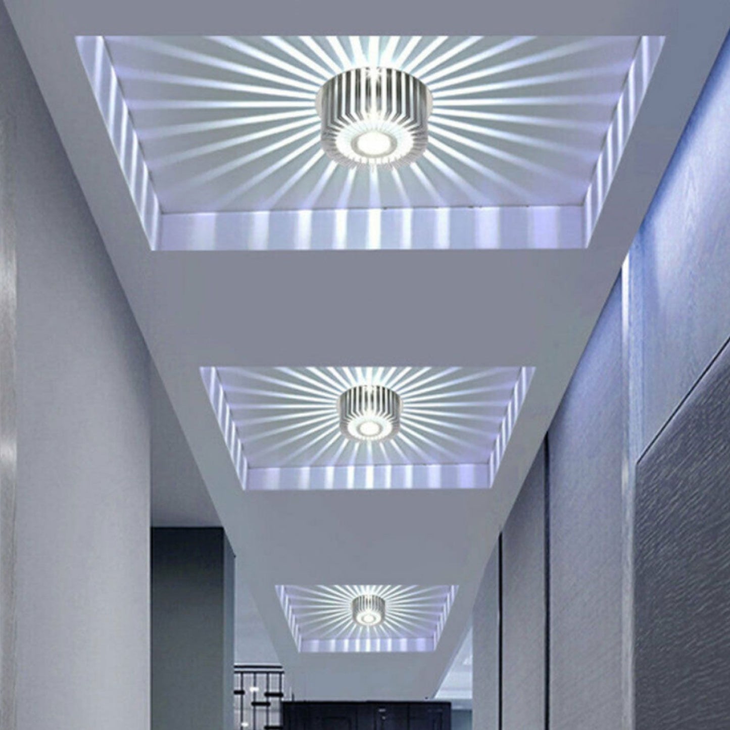 Ceiling Light 3W LED Sun Shaped Ceiling Astigmatism Light Bar Corridor Porch Decoration Ceiling LightHigh End V1294-YM0523-3119220023812