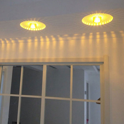 Ceiling Light 3W LED Sun Shaped Ceiling Astigmatism Light Bar Corridor Porch Decoration Ceiling LightHigh End V1294-YM0523-3119220023816