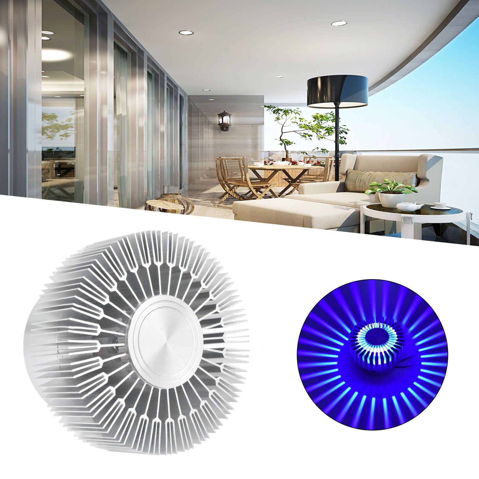Ceiling Light 3W LED Sun Shaped Ceiling Astigmatism Light Bar Corridor Porch Decoration Ceiling LightEconomy V1294-YM0523-3119220023820