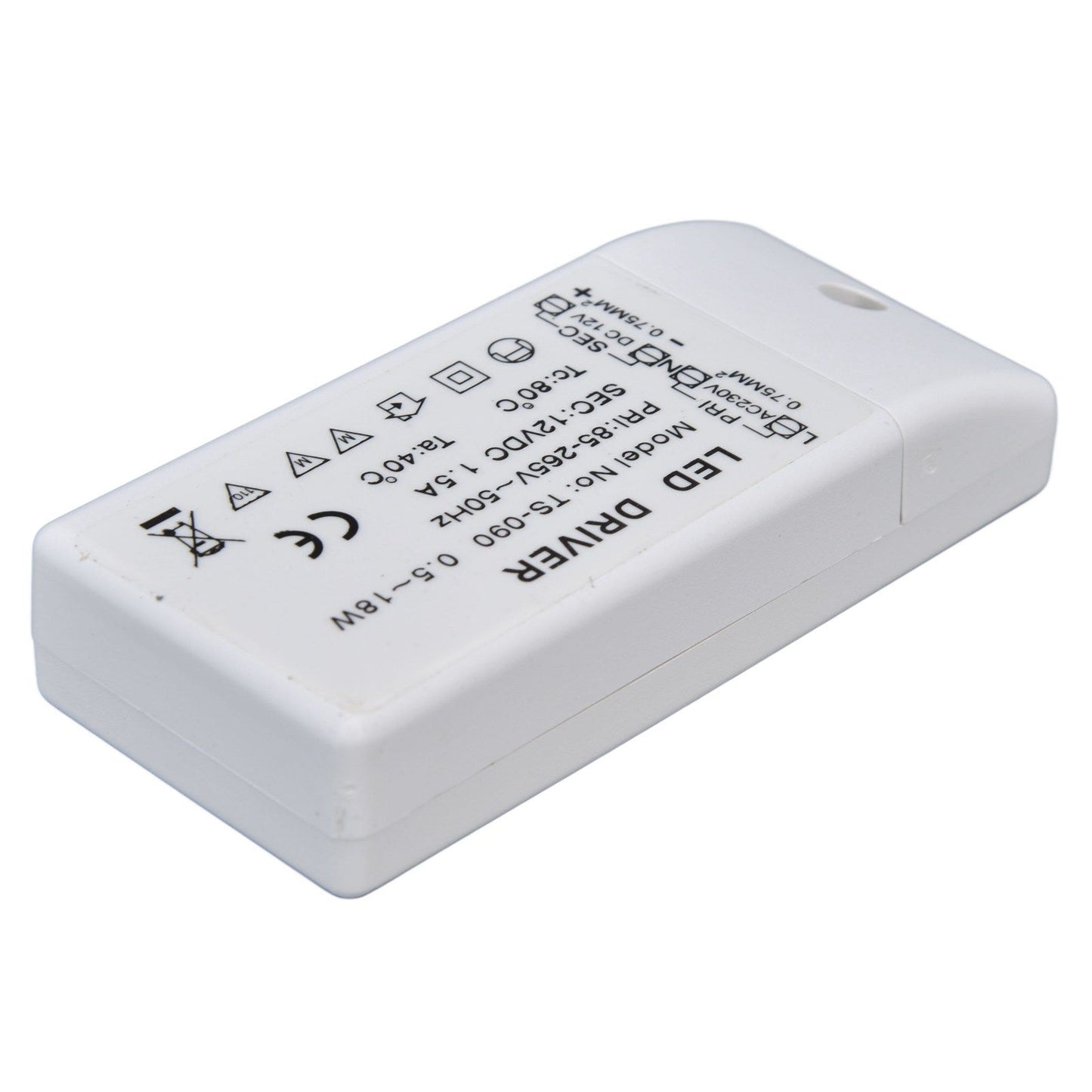 LED Transformer 18W 12VDC 1.5A Constant Current LED Driver for Cabinet Light DIY Lamp AC 85-265V V1294-YM0523-3119220024011
