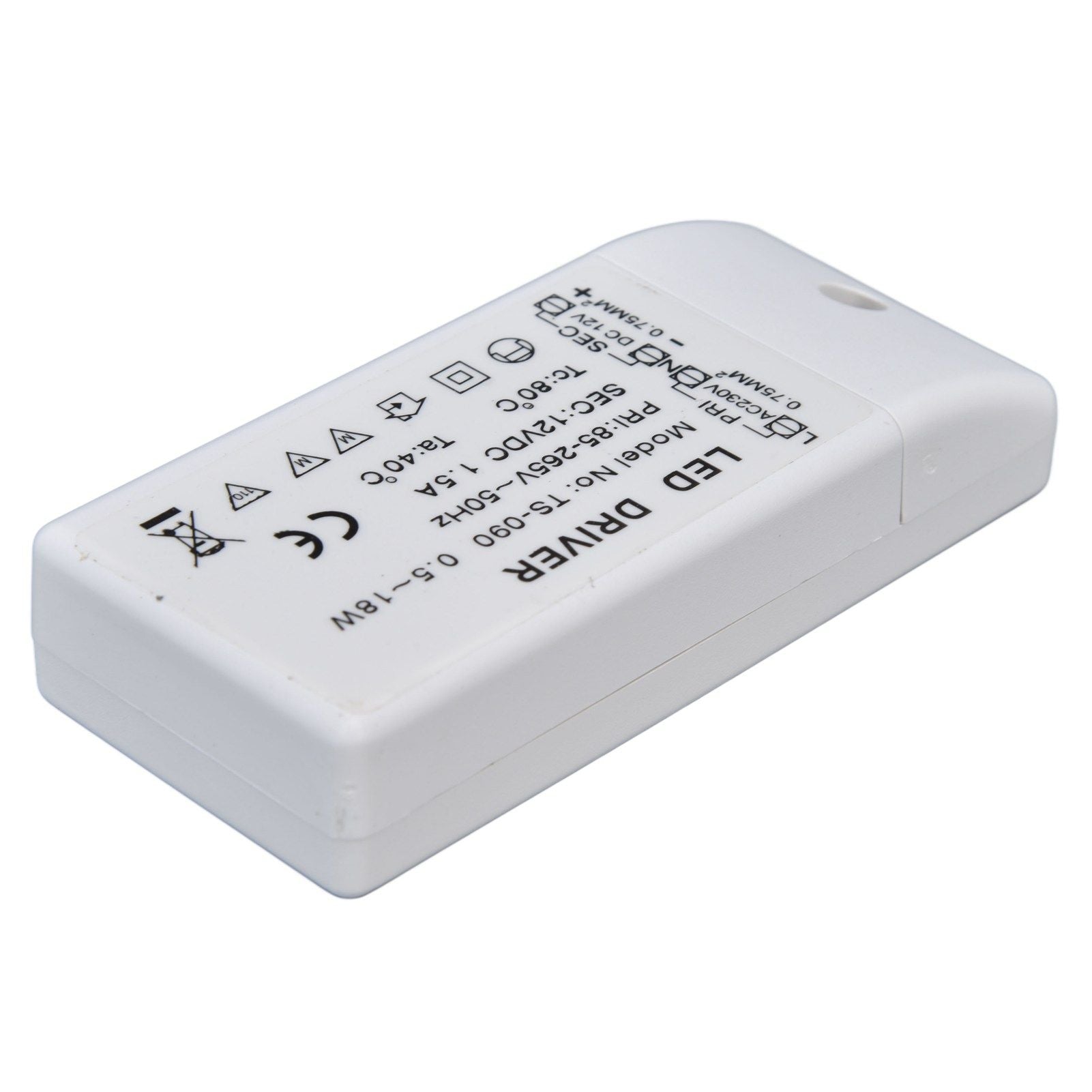 LED Transformer 18W 12VDC 1.5A Constant Current LED Driver for Cabinet Light DIY Lamp AC 85-265V V1294-YM0523-3119220024011