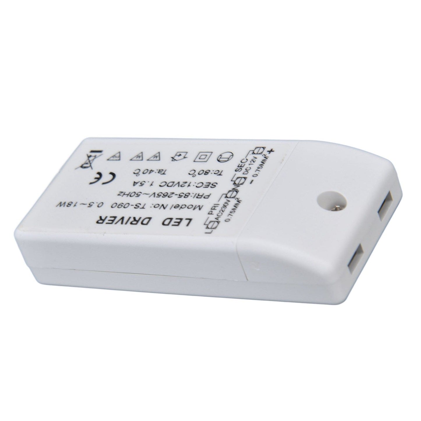 LED Transformer 18W 12VDC 1.5A Constant Current LED Driver for Cabinet Light DIY Lamp AC 85-265V V1294-YM0523-3119220024011
