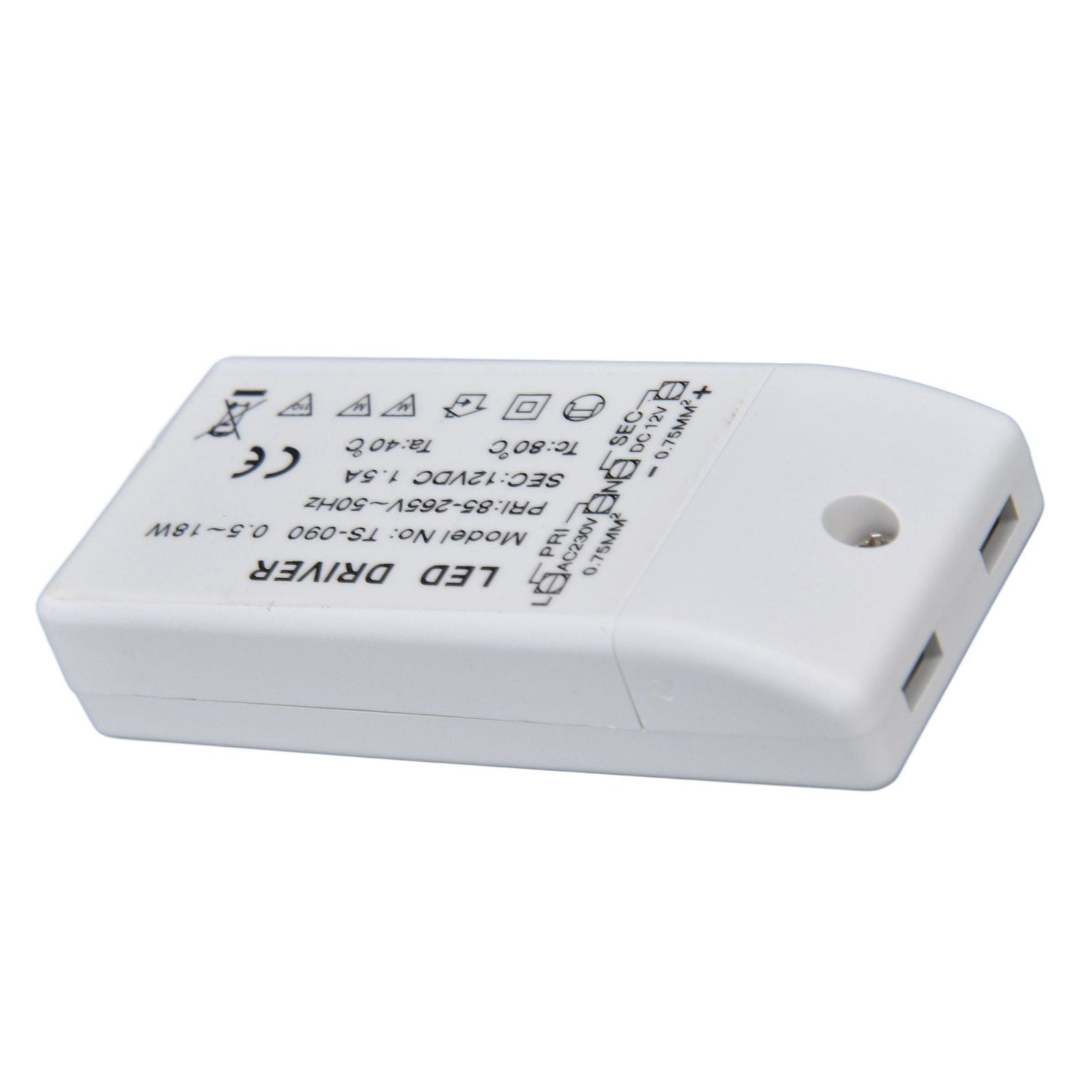 LED Transformer 18W 12VDC 1.5A Constant Current LED Driver for Cabinet Light DIY Lamp AC 85-265V V1294-YM0523-3119220024011