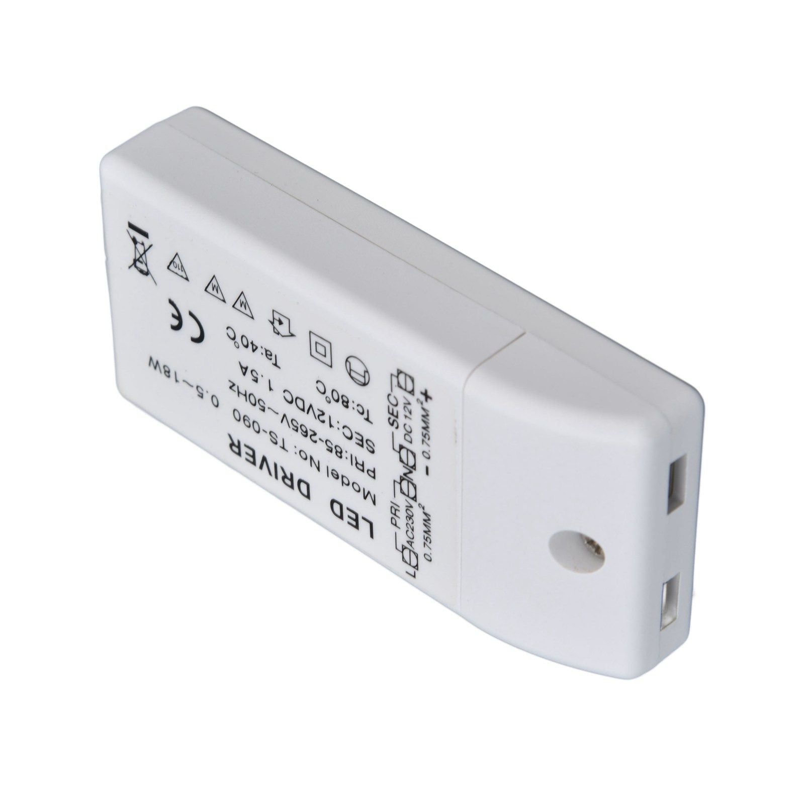 LED Transformer 18W 12VDC 1.5A Constant Current LED Driver for Cabinet Light DIY Lamp AC 85-265V V1294-YM0523-3119220024011