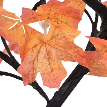 Fall Tree LED 24 Lights Warm Light Beads Romantic Style USB Power Supply Fall Light Up Thanksgiving Tree 5V V1294-YM0523-3119220025011