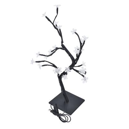 Cherry Blossoms Tree Lamp Plastic PVC Bonsai Light for Home Decoration USB Powered 24 LED V1294-YM0523-3119220025511