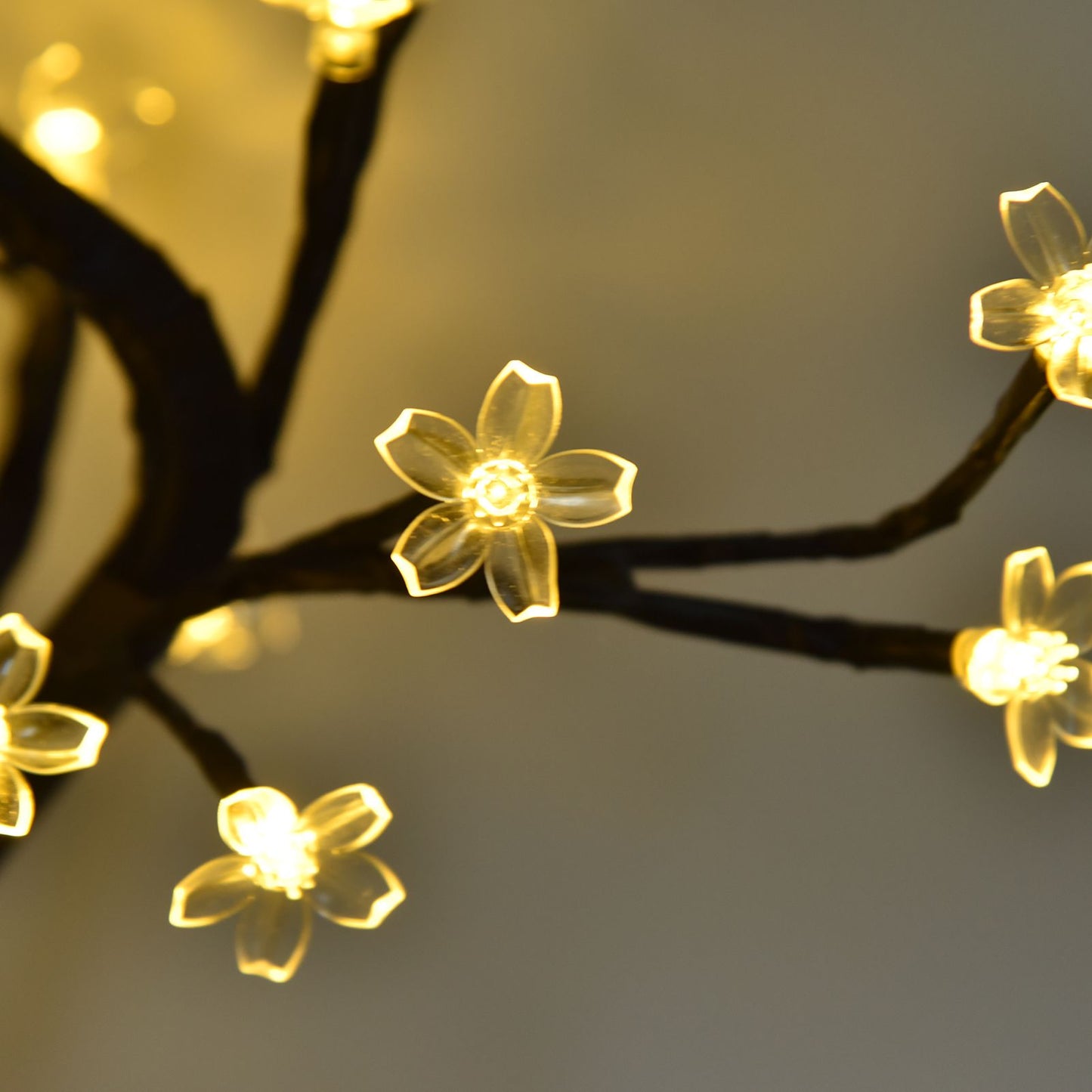 Cherry Blossoms Tree Lamp Plastic PVC Bonsai Light for Home Decoration USB Powered 24 LED V1294-YM0523-3119220025511