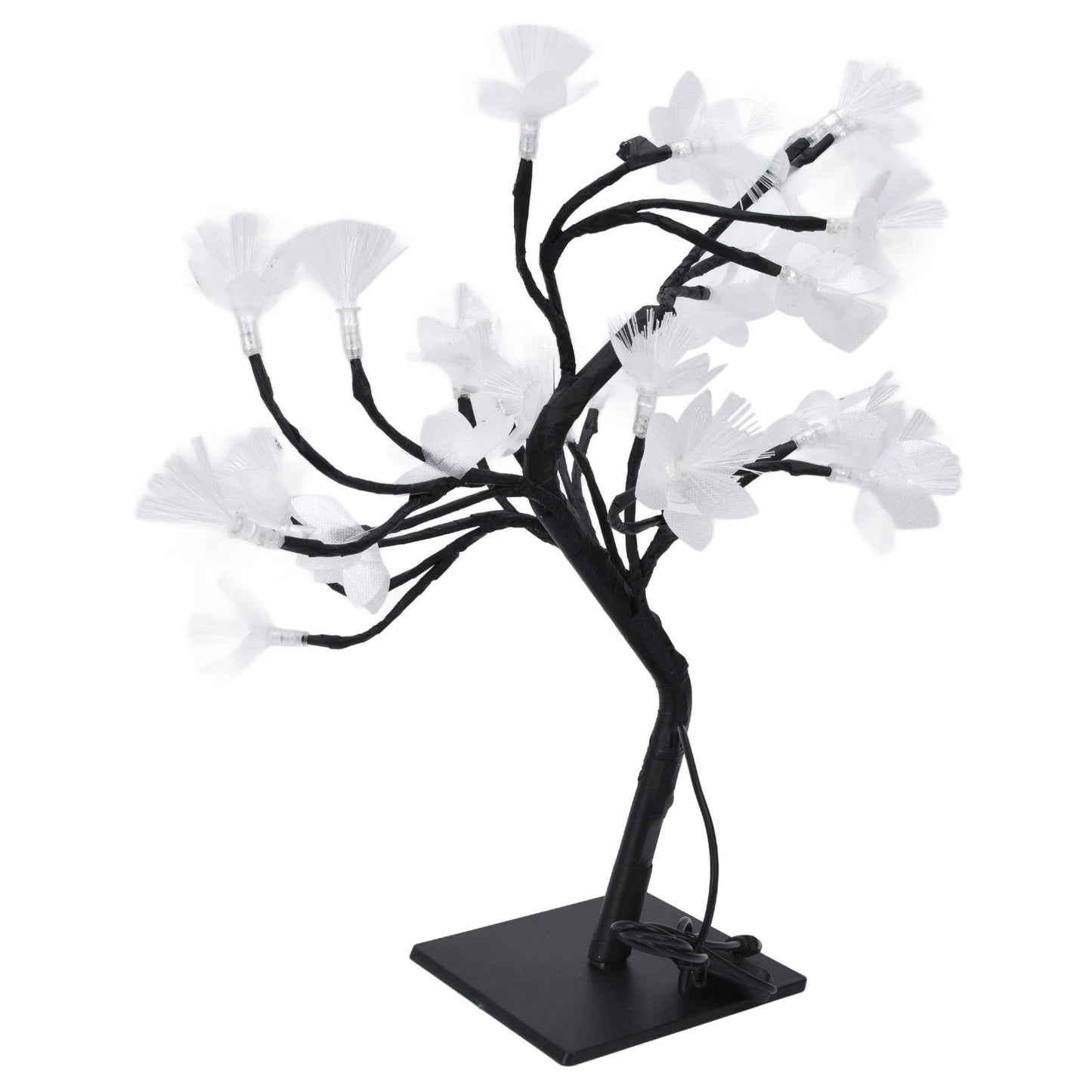 24LED Fiber Optic Tree Lamp USB Powered Simulation Flower Light for Household Decoration V1294-YM0523-3119220025611