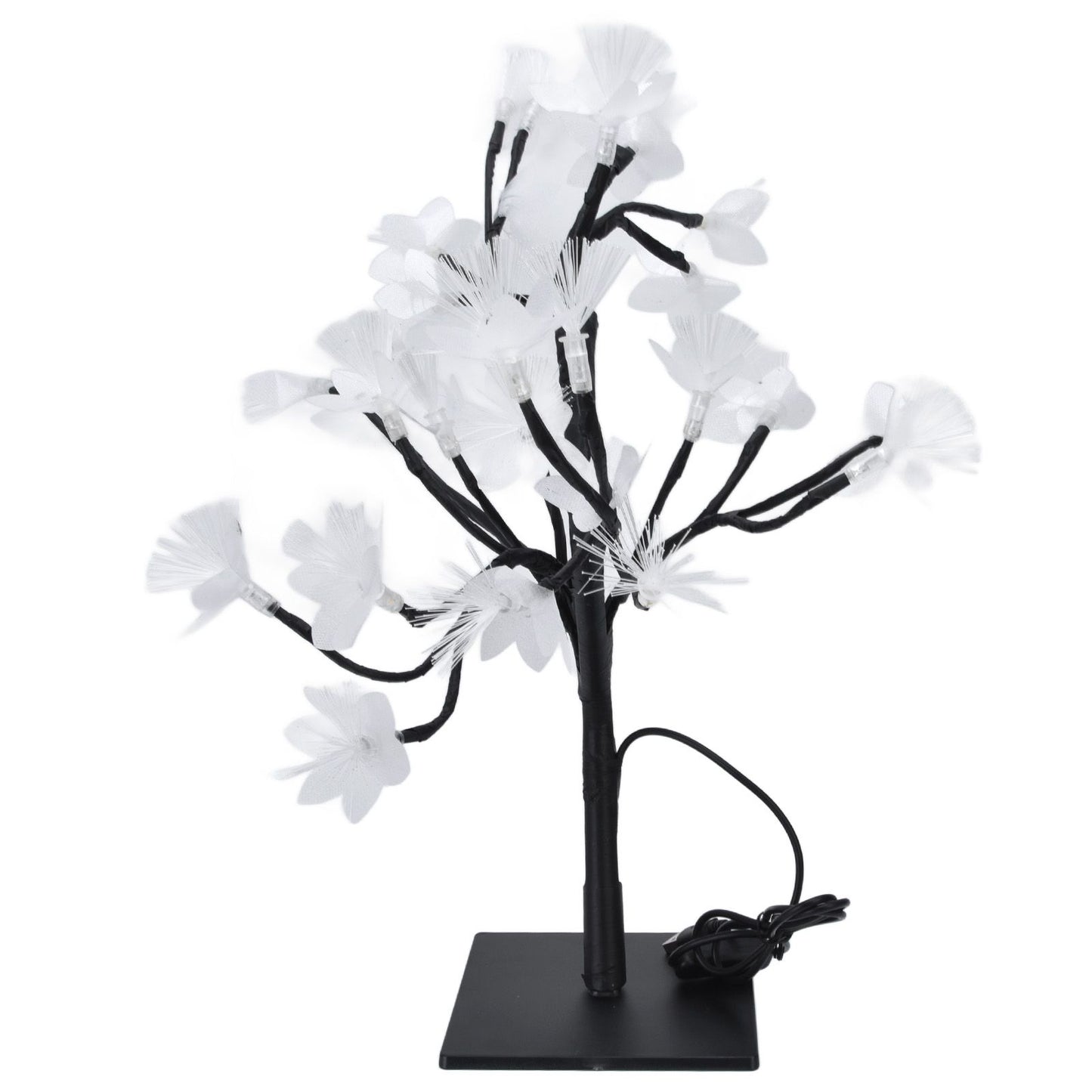 24LED Fiber Optic Tree Lamp USB Powered Simulation Flower Light for Household Decoration V1294-YM0523-3119220025611