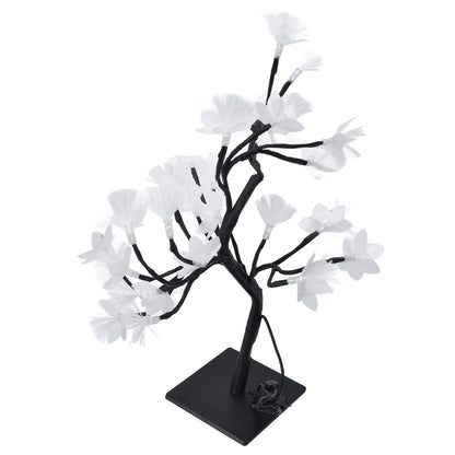 24LED Fiber Optic Tree Lamp USB Powered Simulation Flower Light for Household Decoration V1294-YM0523-3119220025611