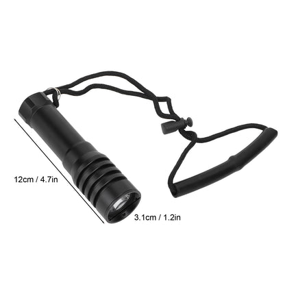 5000LM Diving Flashlight Underwater Diving Light 100m Depth Waterproof Torch for Night Fishing Canping V1294-YM0523-3119220026411