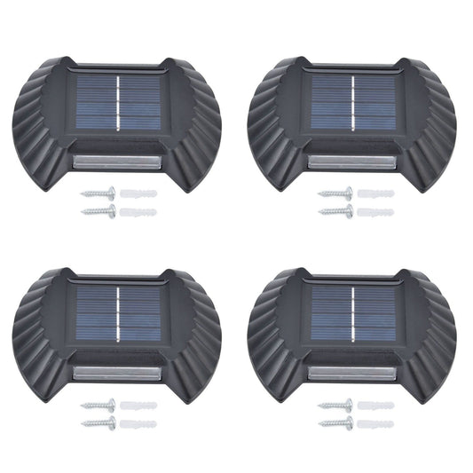 4 Sets Solar Wall Light Waterproof Multifunctional LED Solar Wall Light for Patio Yard Garden Outdoor V1294-YM0523-3119220027411