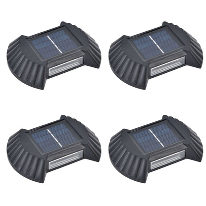 4 Sets Solar Wall Light Waterproof Multifunctional LED Solar Wall Light for Patio Yard Garden Outdoor V1294-YM0523-3119220027411