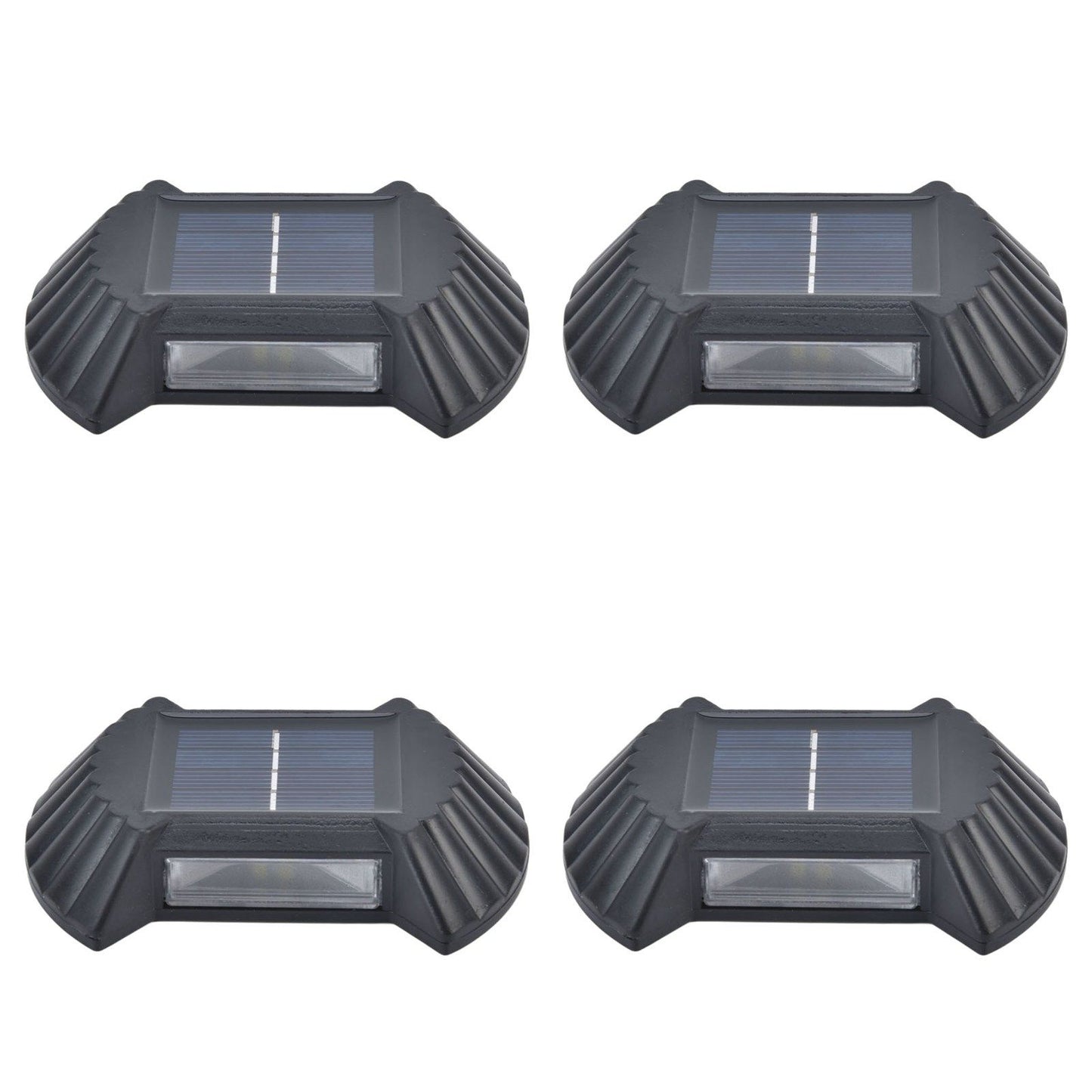 4 Sets Solar Wall Light Waterproof Multifunctional LED Solar Wall Light for Patio Yard Garden Outdoor V1294-YM0523-3119220027411