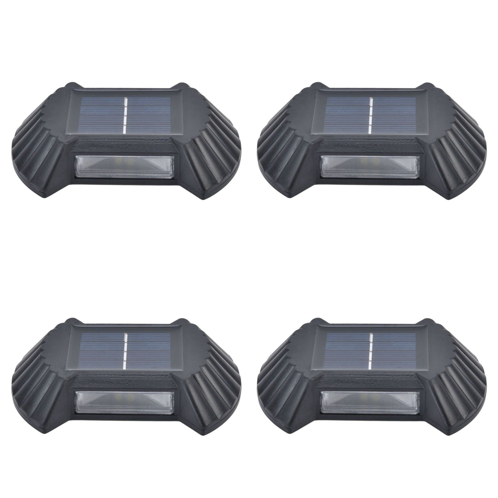 4 Sets Solar Wall Light Waterproof Multifunctional LED Solar Wall Light for Patio Yard Garden Outdoor V1294-YM0523-3119220027411