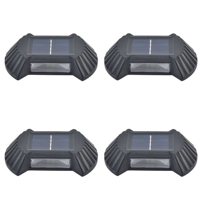 4 Sets Solar Wall Light Waterproof Multifunctional LED Solar Wall Light for Patio Yard Garden Outdoor V1294-YM0523-3119220027411