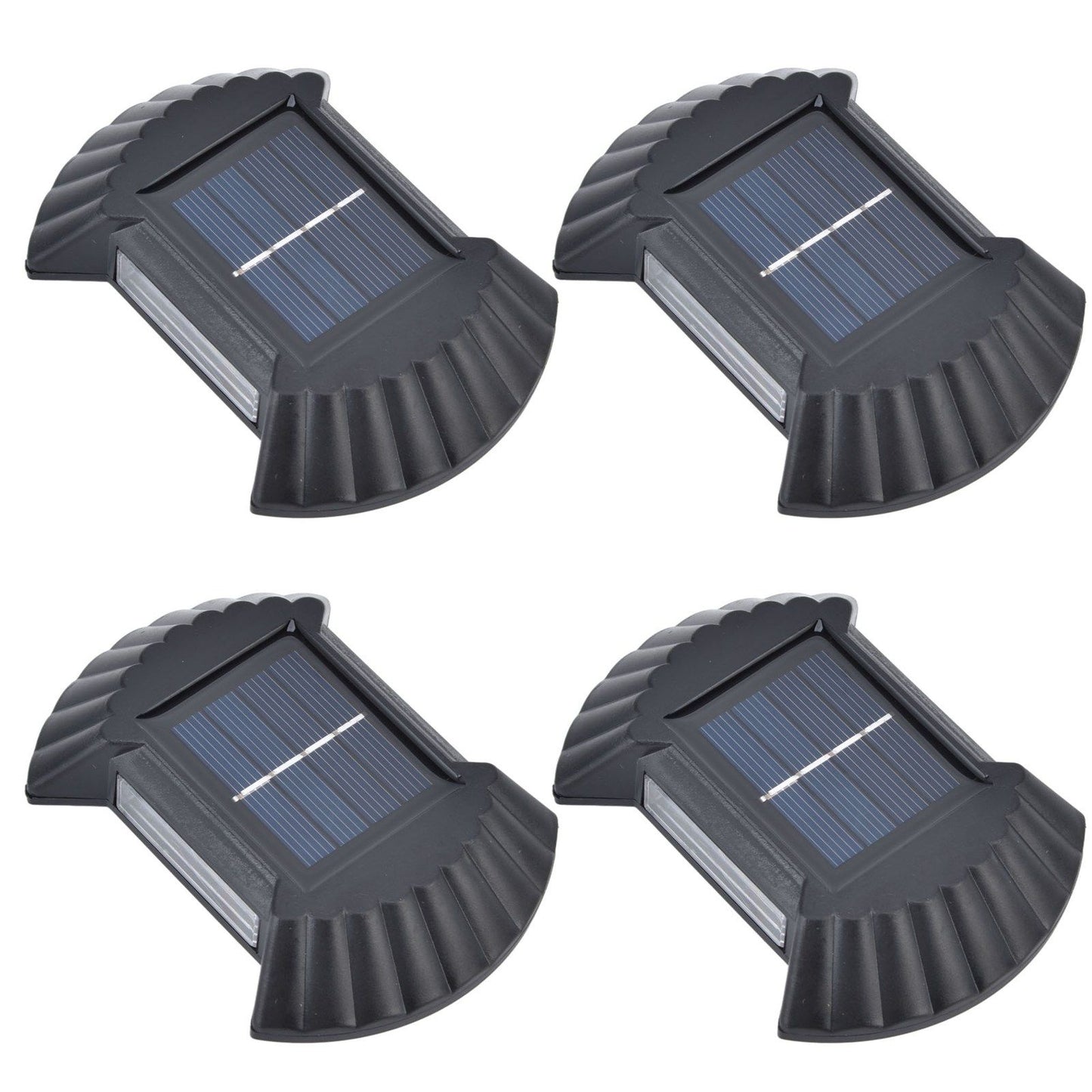 4 Sets Solar Wall Light Waterproof Multifunctional LED Solar Wall Light for Patio Yard Garden Outdoor V1294-YM0523-3119220027411