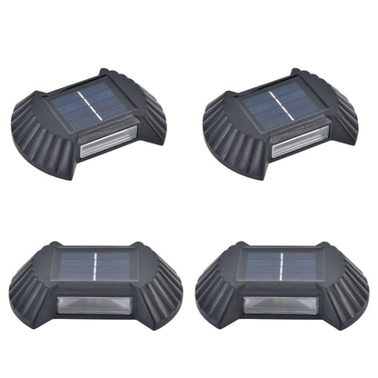 4 Sets Solar Wall Light Waterproof Multifunctional LED Solar Wall Light for Patio Yard Garden Outdoor V1294-YM0523-3119220027411
