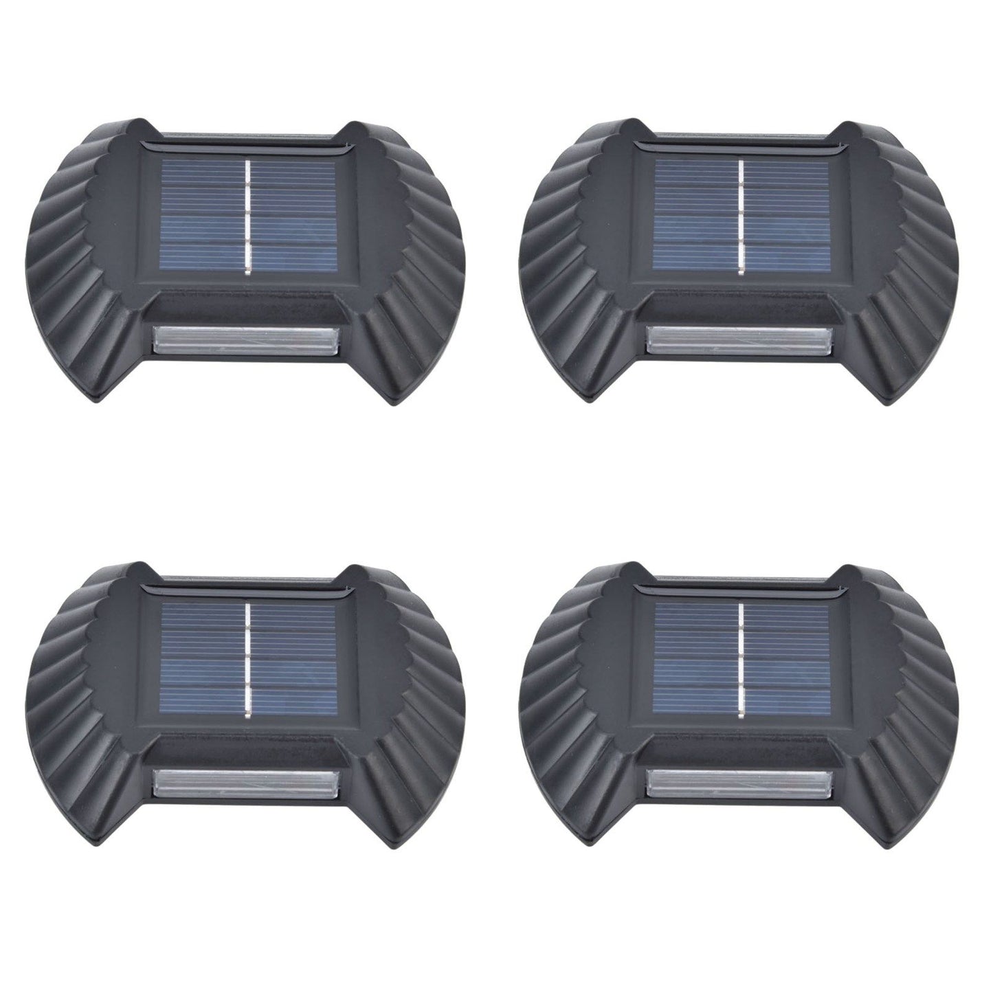 4 Sets Solar Wall Light Waterproof Multifunctional LED Solar Wall Light for Patio Yard Garden Outdoor V1294-YM0523-3119220027411