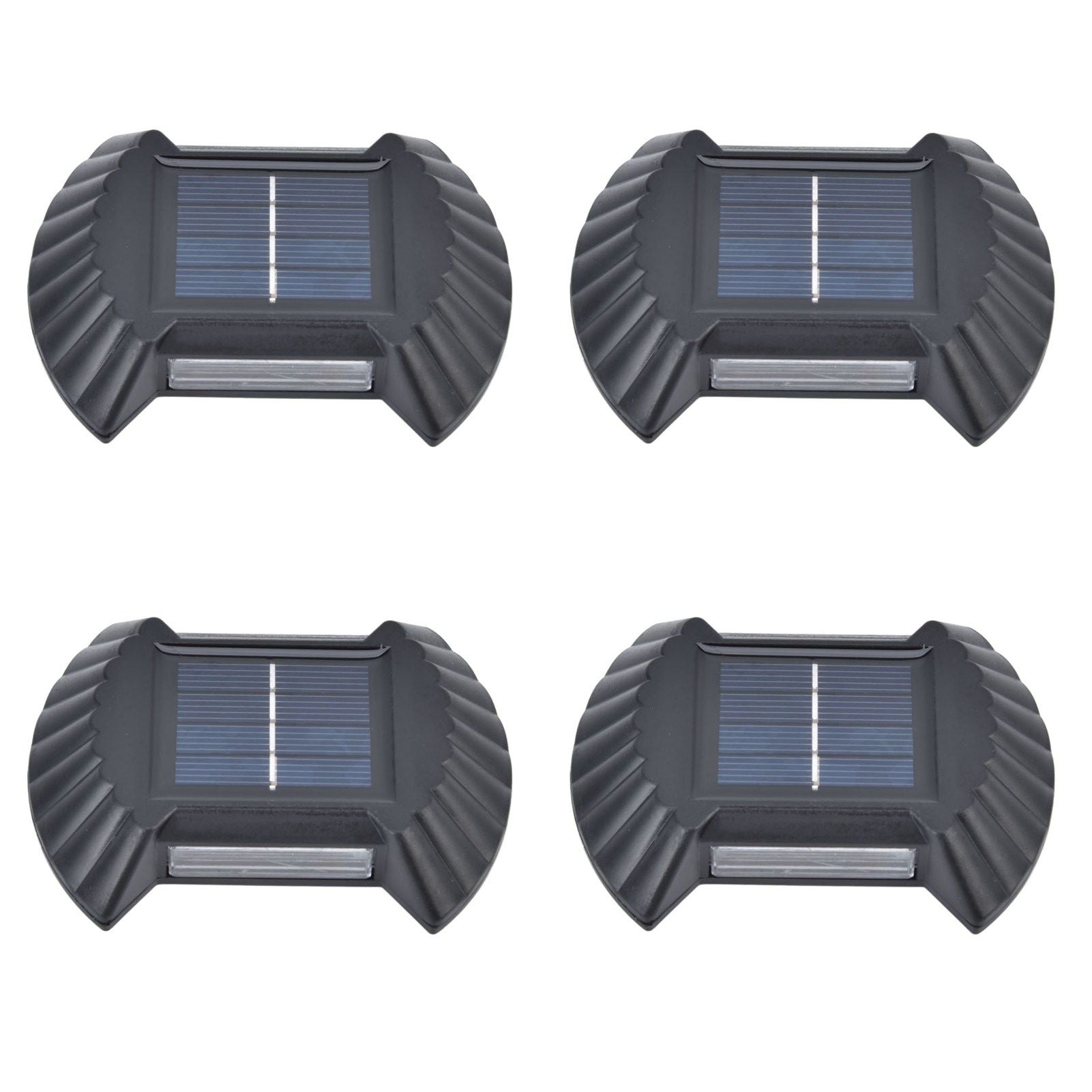 4 Sets Solar Wall Light Waterproof Multifunctional LED Solar Wall Light for Patio Yard Garden Outdoor V1294-YM0523-3119220027411