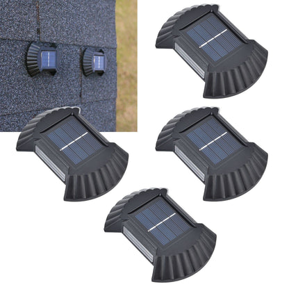 4 Sets Solar Wall Light Waterproof Multifunctional LED Solar Wall Light for Patio Yard Garden Outdoor V1294-YM0523-3119220027411