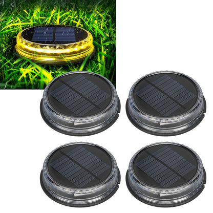 Solar Lawn Light IP65 Waterproof Solar Ground Light for Yard Deck Patio Pathway Walkway Warm Light V1294-YM0523-3119220027511