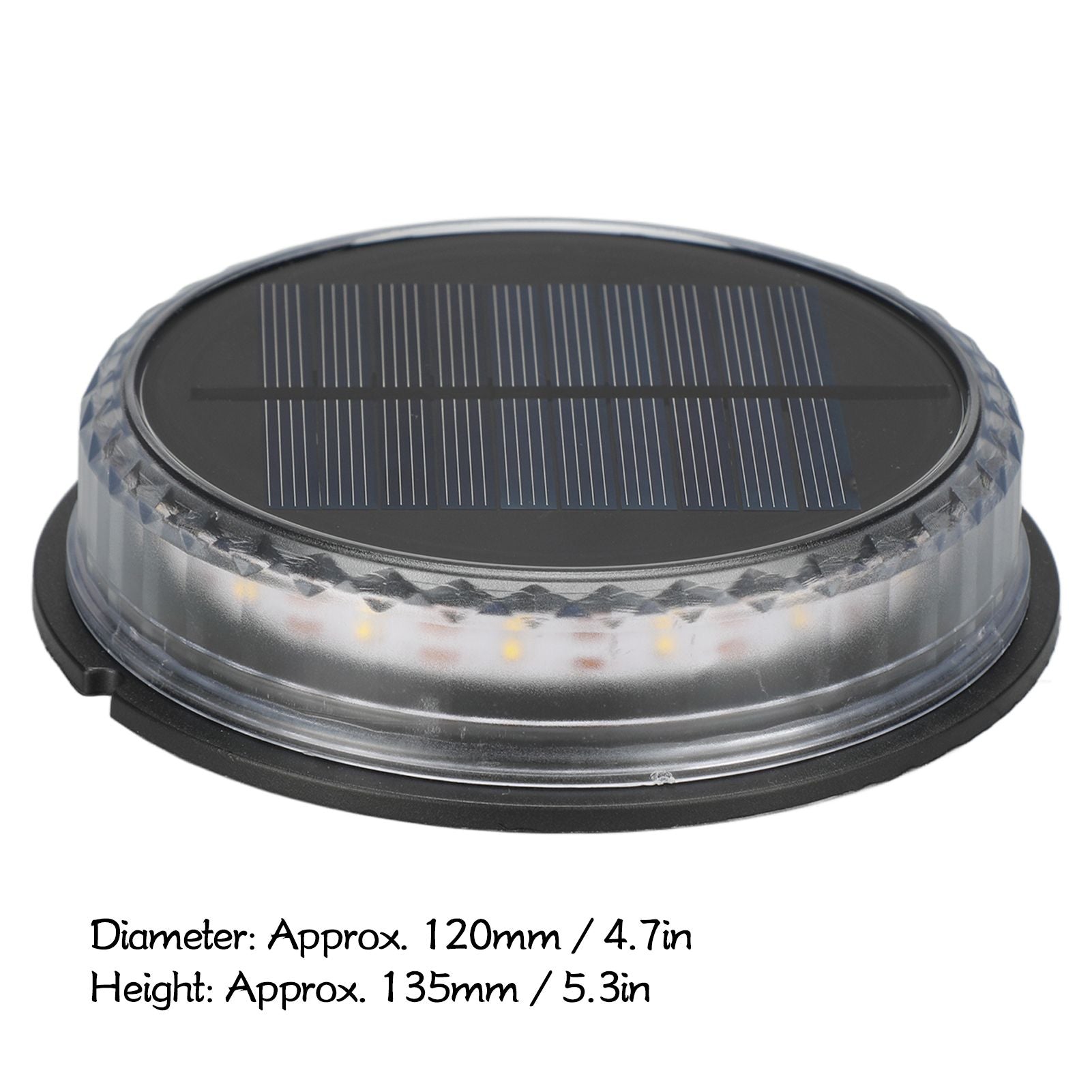 Solar Lawn Light IP65 Waterproof Solar Ground Light for Yard Deck Patio Pathway Walkway Warm Light V1294-YM0523-3119220027511