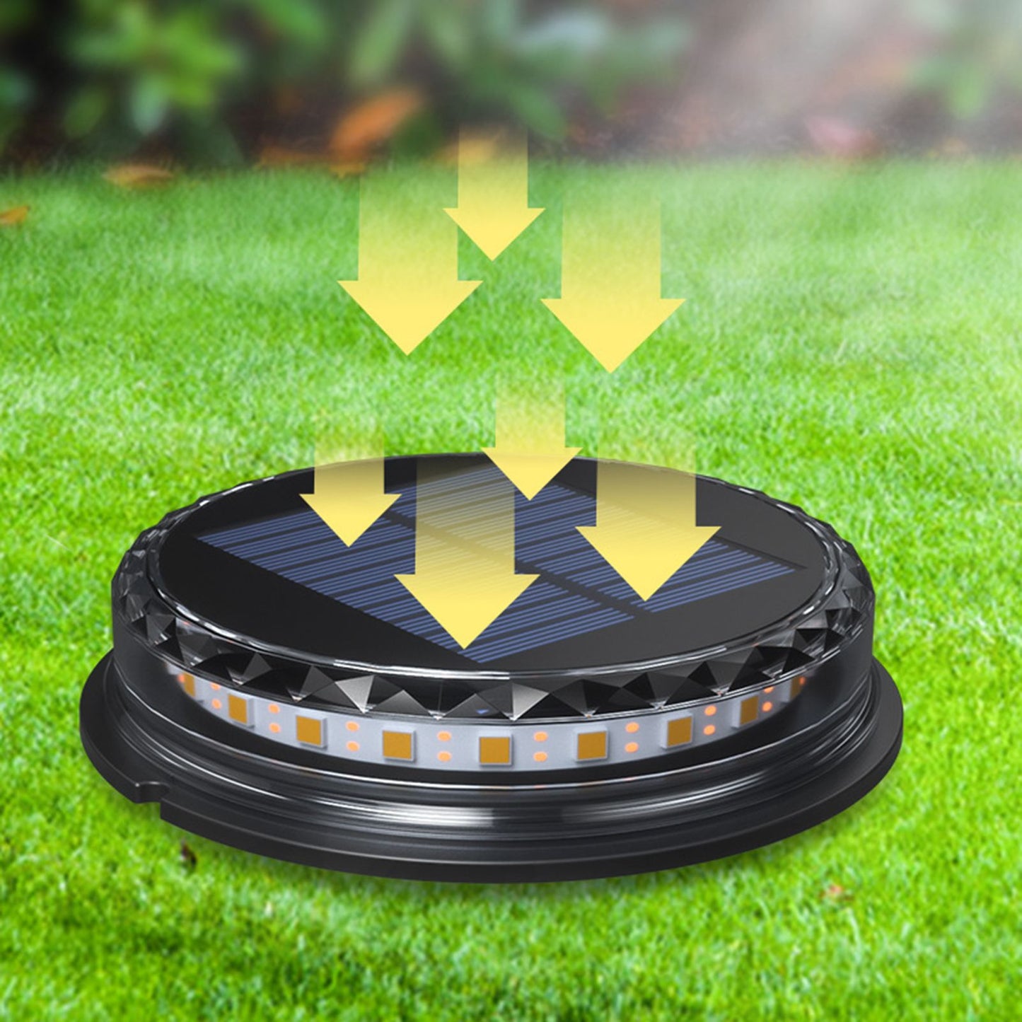Solar Lawn Light IP65 Waterproof Solar Ground Light for Yard Deck Patio Pathway Walkway Warm Light V1294-YM0523-3119220027511