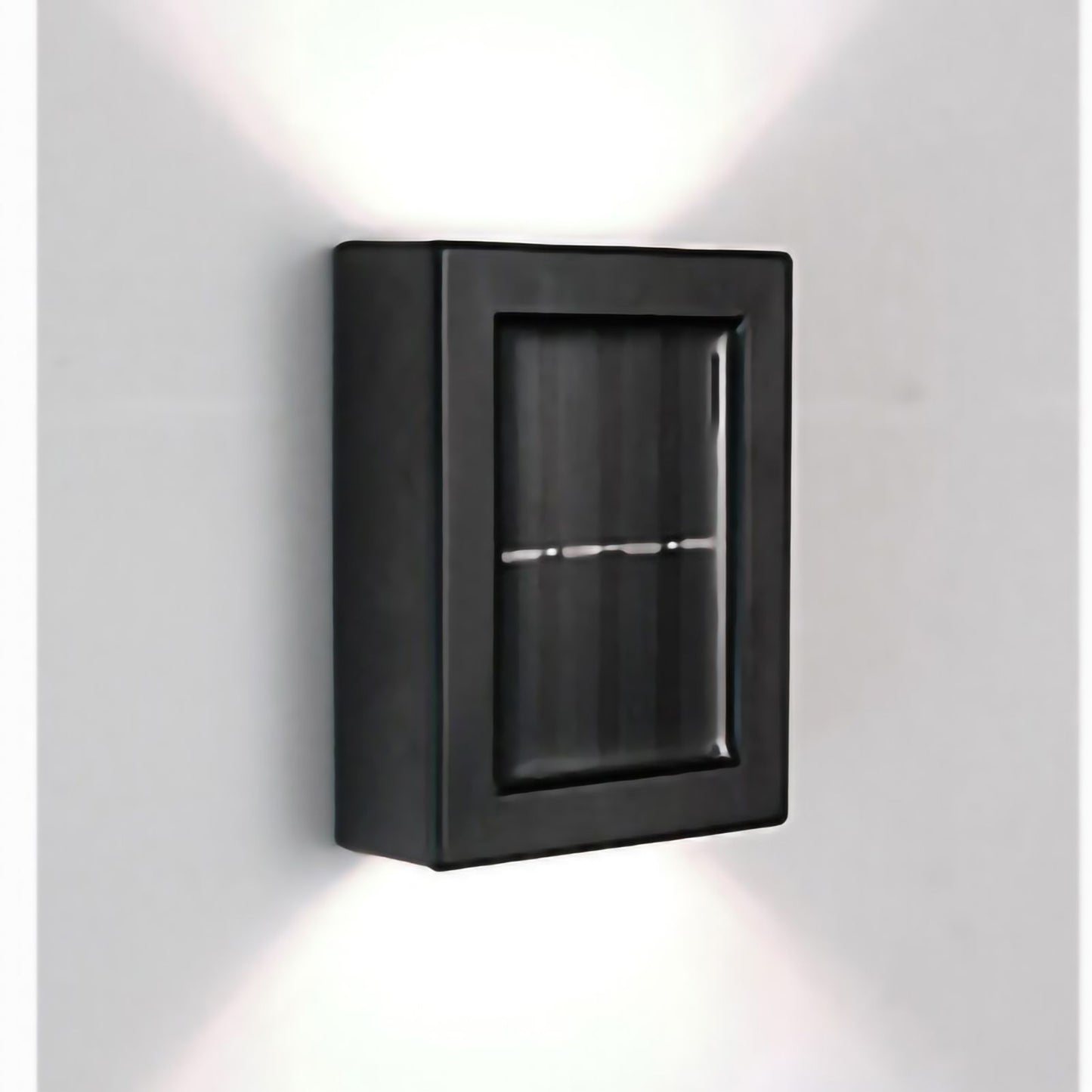 LED Solar Wall Light IP65 Waterproof Up and Down Lighting Outdoor Landscape Lamp 1.2V 5WWhite Light V1294-YM0523-3119220028213