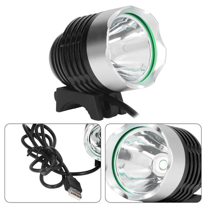 Bike Headlight LED Bicycle Front Head Light Super Bright USB Power Supply for Cycling V1294-YM0523-3119220028811