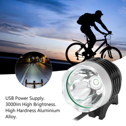 Bike Headlight LED Bicycle Front Head Light Super Bright USB Power Supply for Cycling V1294-YM0523-3119220028811