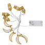 1.5M 10LED Ramadan Light Moon Shaped Festival String Light Decorative Lamp for Party Bedroom Birthday V1294-YM0523-3119220029511
