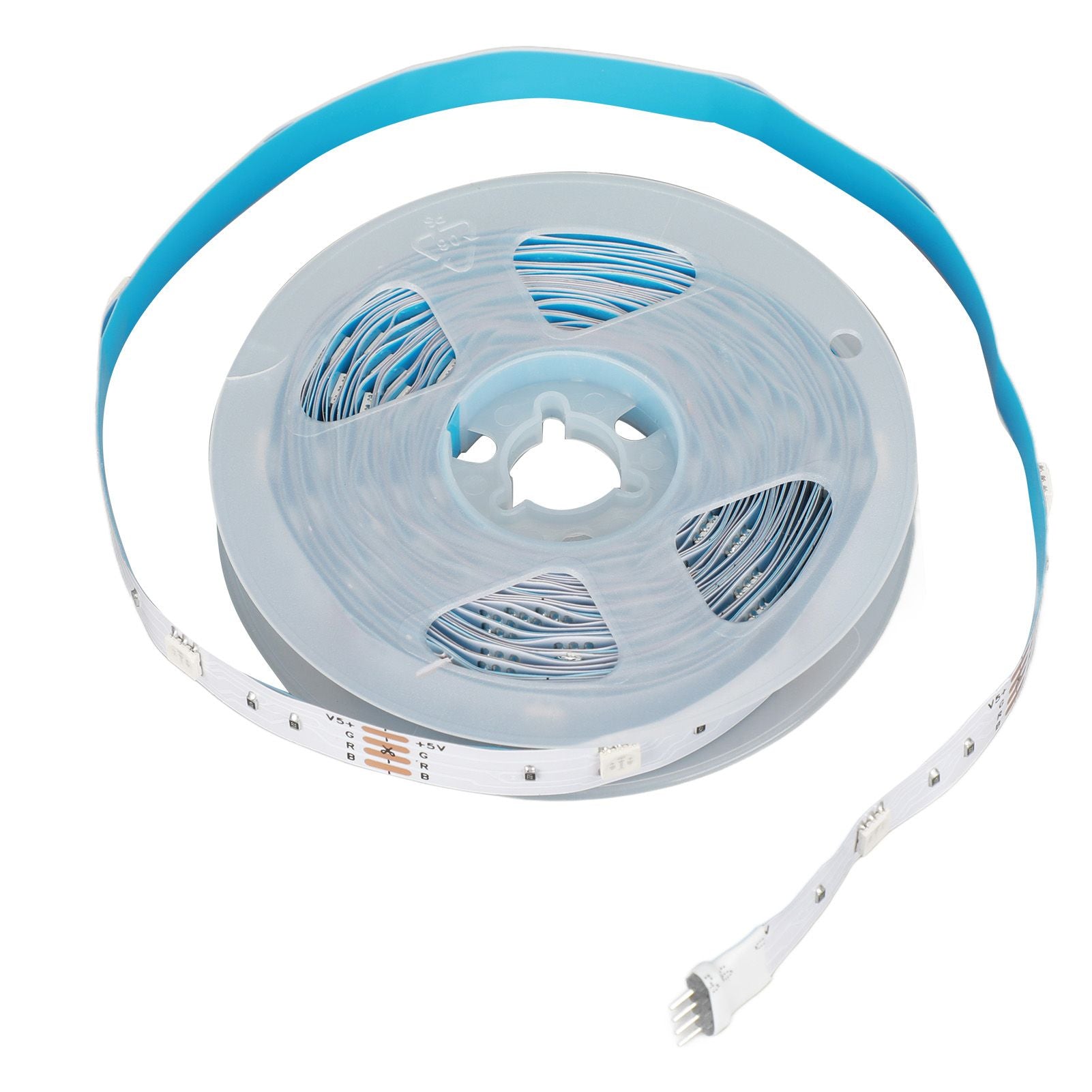 RGB LED Strip Lights Press Button Control 5V LED Lights with 3 Button Functions for Bedroom Kitchen Party V1294-YM0523-3119220030915