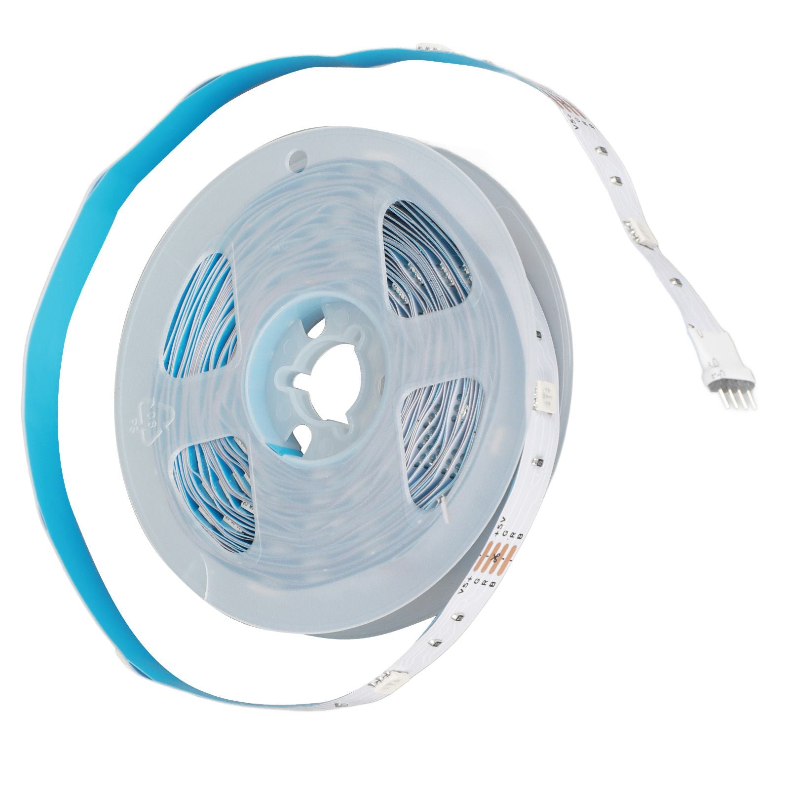RGB LED Strip Lights Press Button Control 5V LED Lights with 3 Button Functions for Bedroom Kitchen Party V1294-YM0523-3119220030915