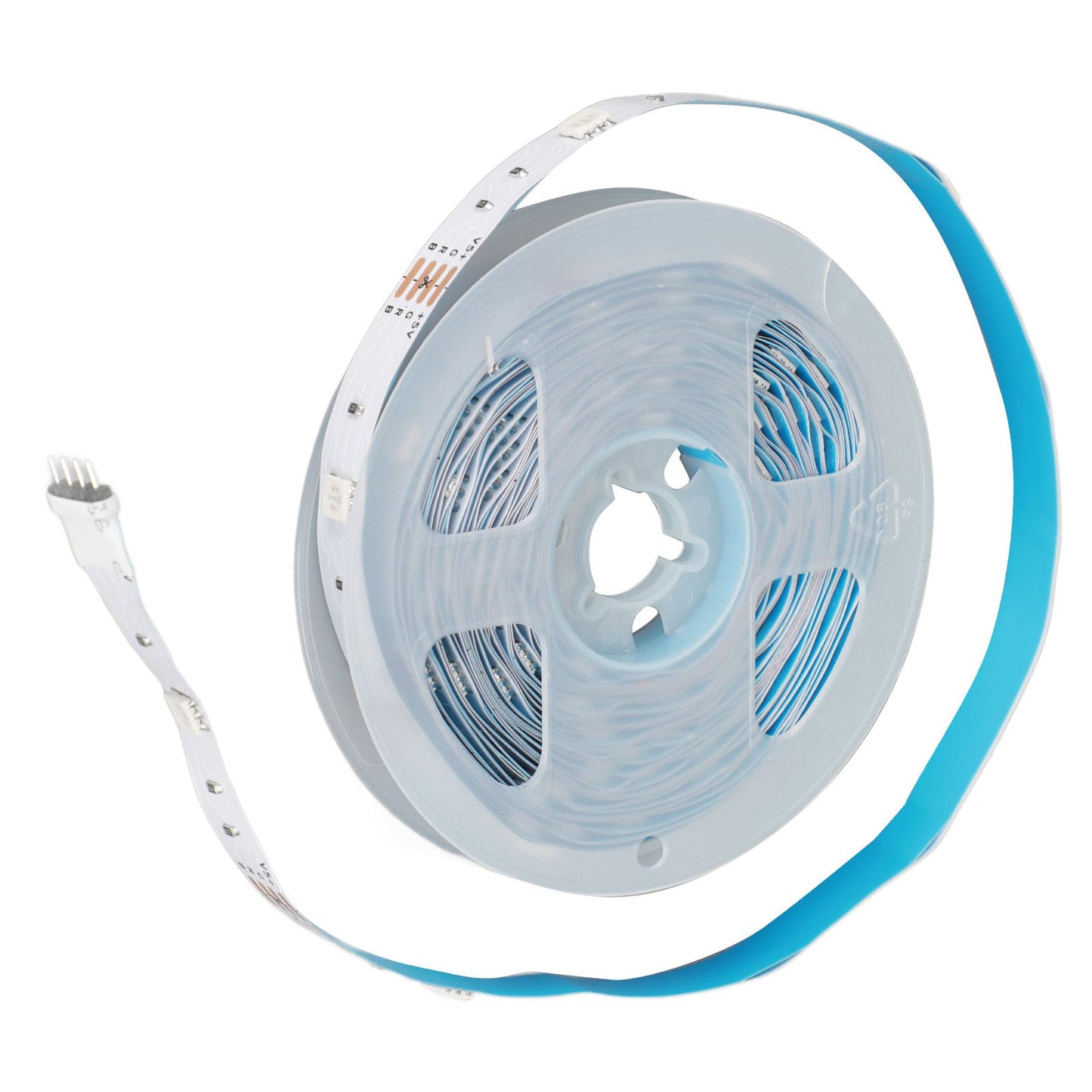 RGB LED Strip Lights Press Button Control 5V LED Lights with 3 Button Functions for Bedroom Kitchen Party V1294-YM0523-3119220030915