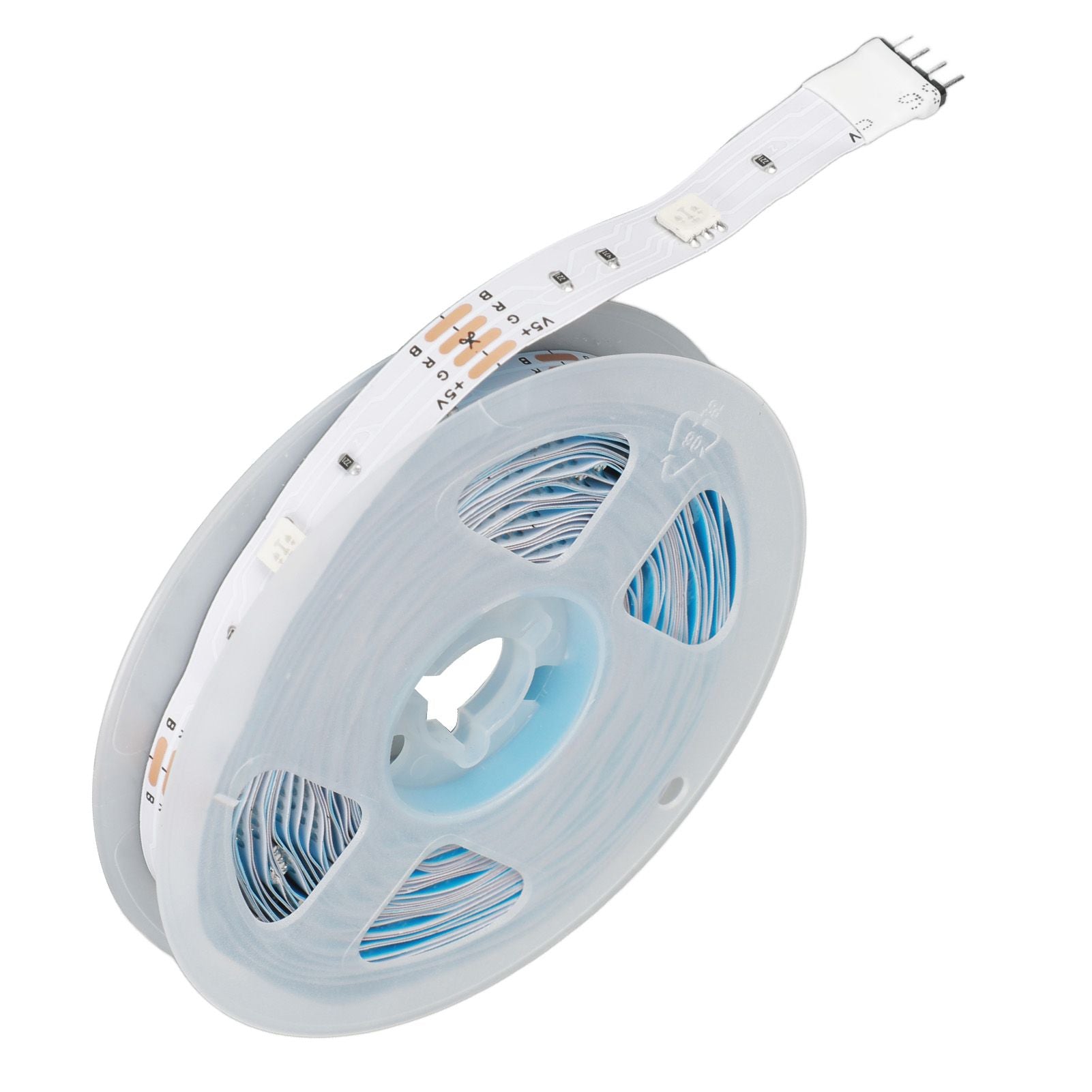 RGB LED Strip Lights Press Button Control 5V LED Lights with 3 Button Functions for Bedroom Kitchen Party V1294-YM0523-3119220030915