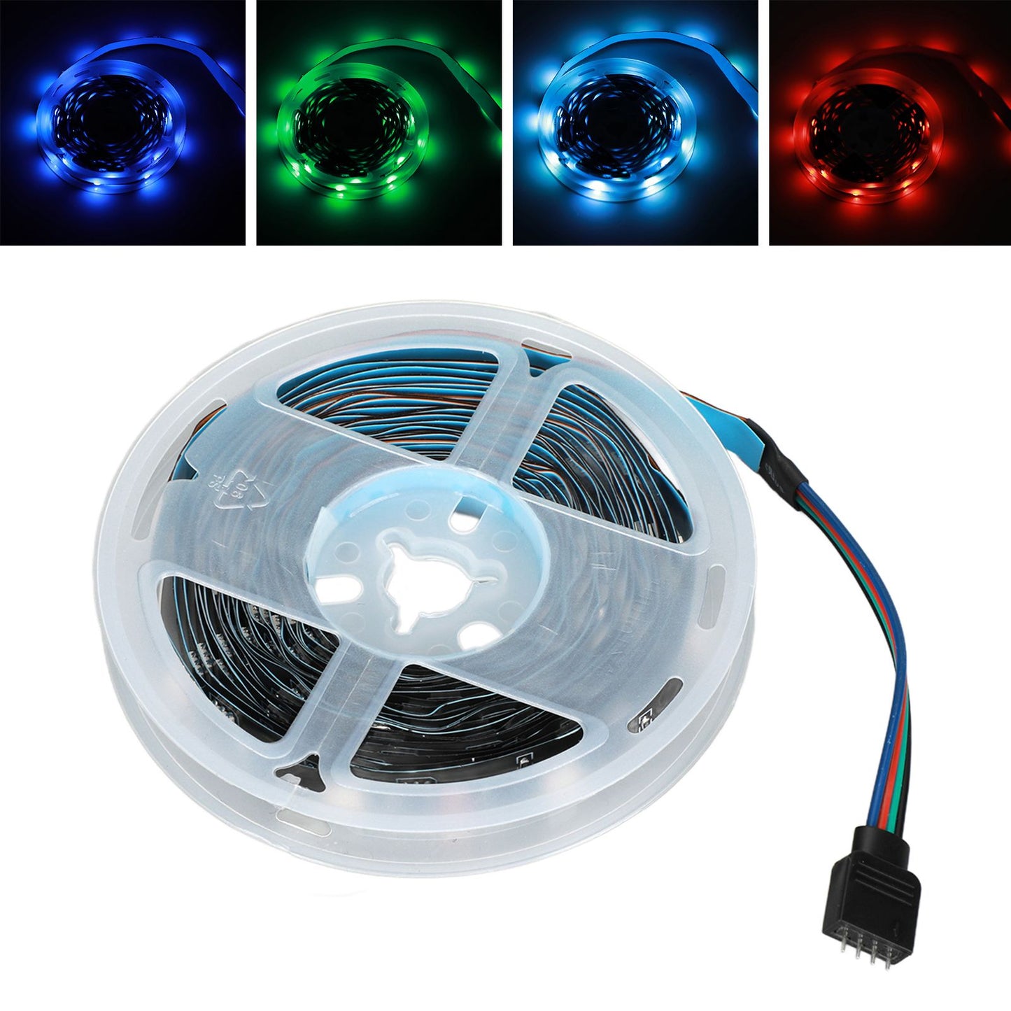 RGB Strip Lights 5V USB LED Strip Lights with 3 Button Functions for Bedroom Club Hotel Hall Corridor4m / V1294-YM0523-3119220031014