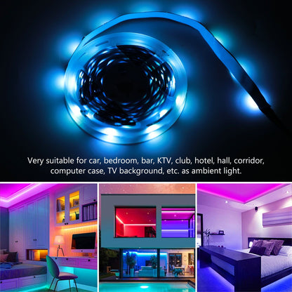 RGB Strip Lights 5V USB LED Strip Lights with 3 Button Functions for Bedroom Club Hotel Hall Corridor4m / V1294-YM0523-3119220031014