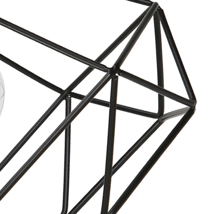 Ceiling Light Cage Guard Cover with Lamp Holder Base Vintage Industrial Style for E27 Bulbs V1294-YM0523-3119220032811