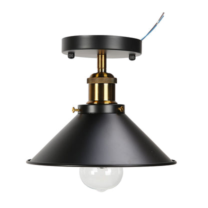 E27 Ceiling Light Industrial Black Wrought Iron Ceiling Lamp for Farm Kitchen Corridor 85-240V V1294-YM0523-3119220032911