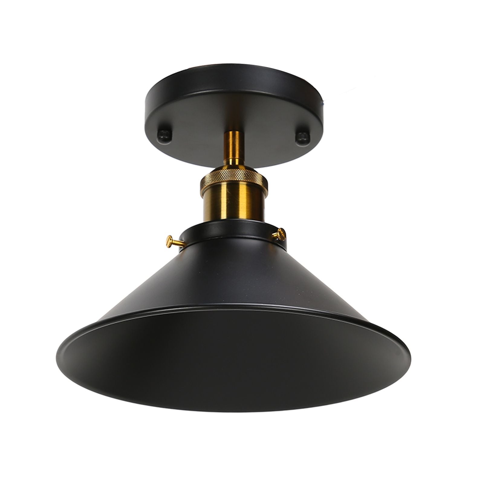 E27 Ceiling Light Industrial Black Wrought Iron Ceiling Lamp for Farm Kitchen Corridor 85-240V V1294-YM0523-3119220032911
