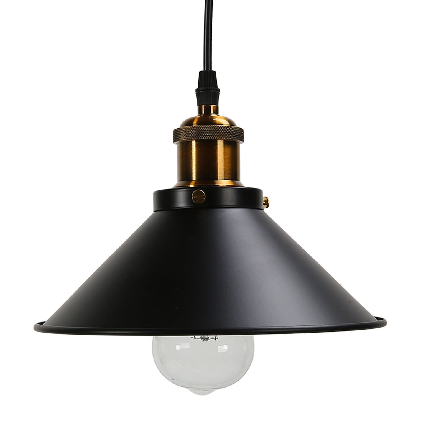 Wrought Iron Ceiling Lamp Simple Retro Industrial Style E27 Black Metal Cage Wrought Iron Hanging Light V1294-YM0523-3119220033011
