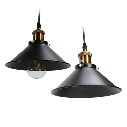 Wrought Iron Ceiling Lamp Simple Retro Industrial Style E27 Black Metal Cage Wrought Iron Hanging Light V1294-YM0523-3119220033011