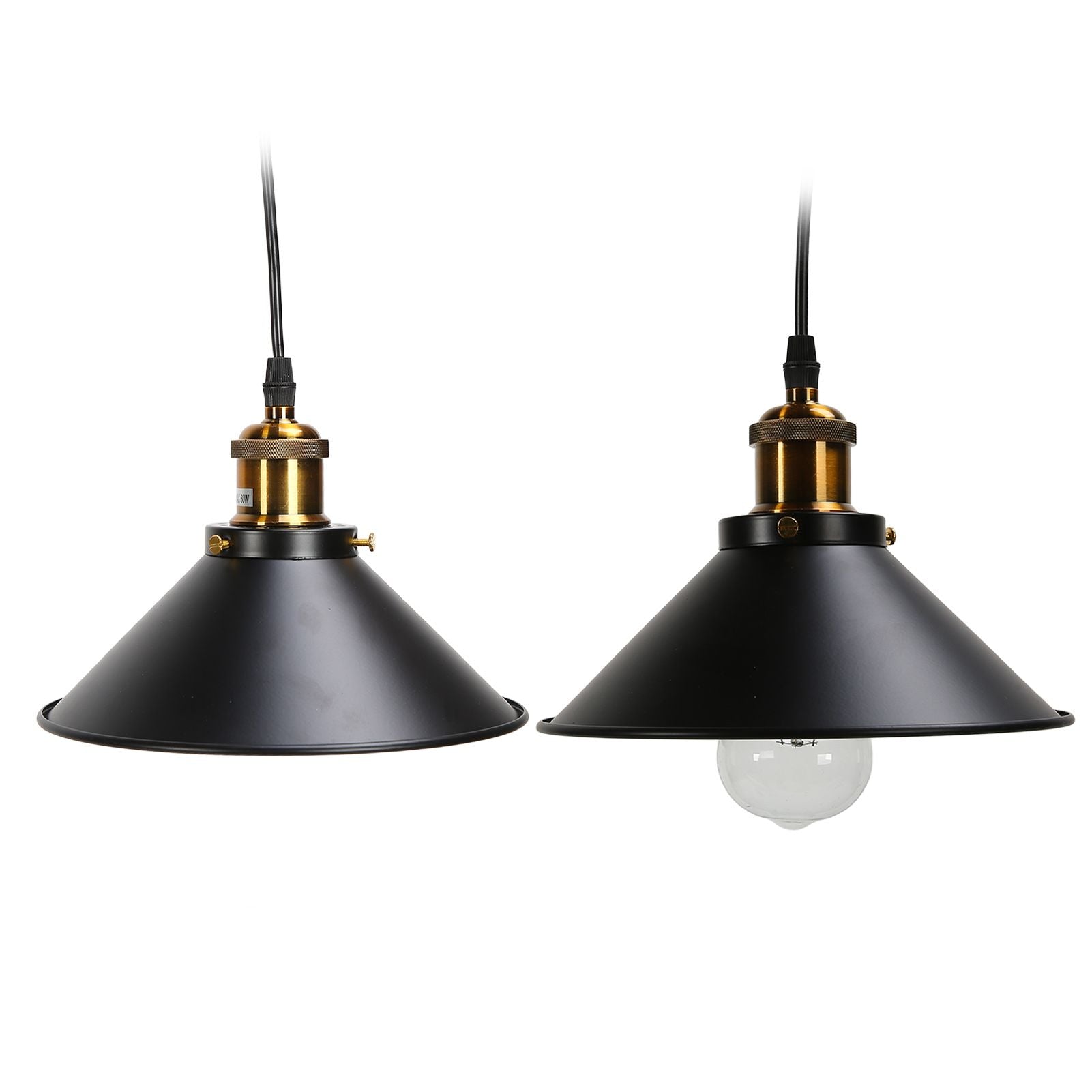Wrought Iron Ceiling Lamp Simple Retro Industrial Style E27 Black Metal Cage Wrought Iron Hanging Light V1294-YM0523-3119220033011